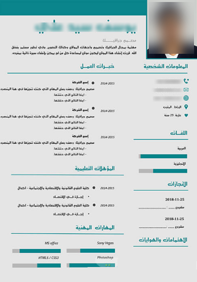 عناصر السيرة الذاتية ... شرح مفصل لمكونات السيرة الذاتية