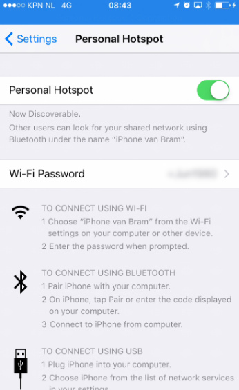 عرض شاشة iPhone على الكمبيوتر عبر USB