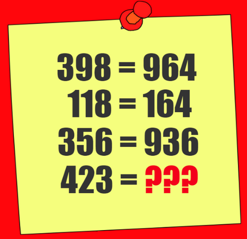 لغز رياضي صعب للأشخاص الأذكياء فقط الذين لديهم حل