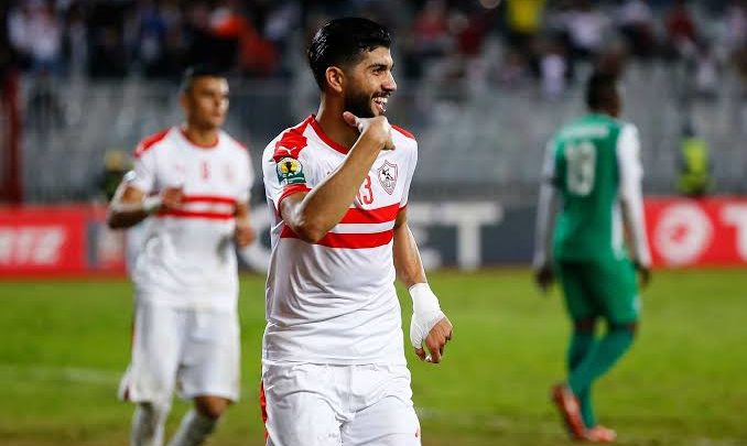 فرجاني ساسي يدعم لاعبي الزمالك قبل مواجهة الهرم. فرجاني ساسي
