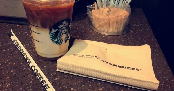 مشروب سبايسي كراميل ميكاتو