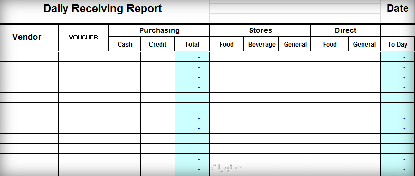 نموذج تقرير عمل مكتمل