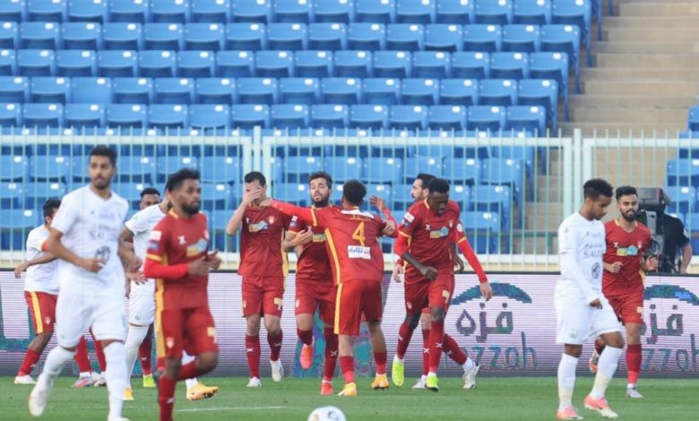 ضمك يفوز على الأهلي جدة بعد الماراثون. ضمك يفوز على الأهلي جدة بعد الماراثون.