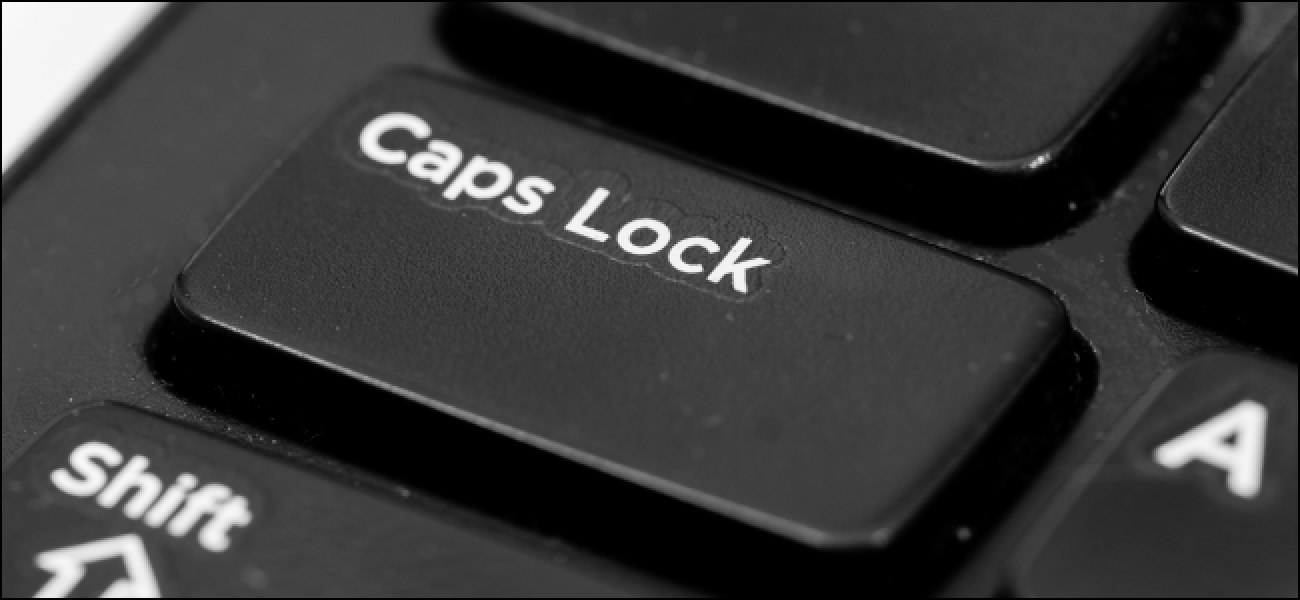 استخدام مفتاح Caps Lock كمفتاح تعديل في Windows