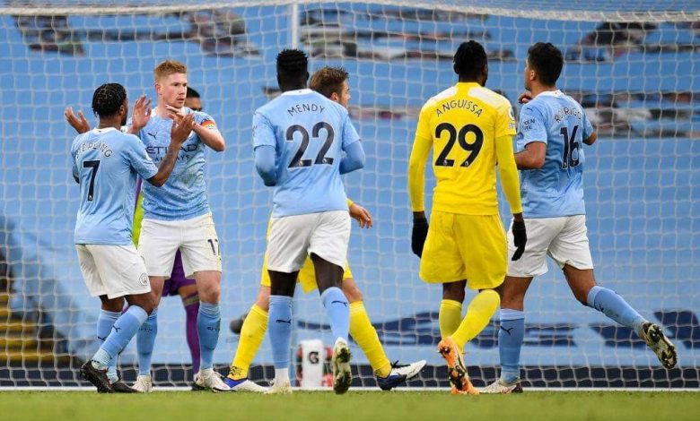 تفوق مانشستر سيتي على فولهام في الدوري الممتاز تفوق مانشستر سيتي على فولهام في الدوري الممتاز