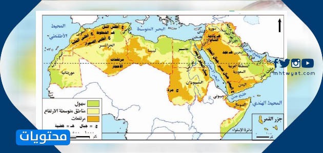 خريطة تضاريس جديدة