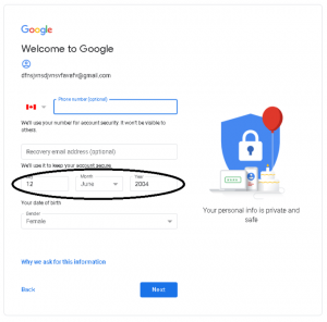 كيفية إنشاء بريد إلكتروني شخصي