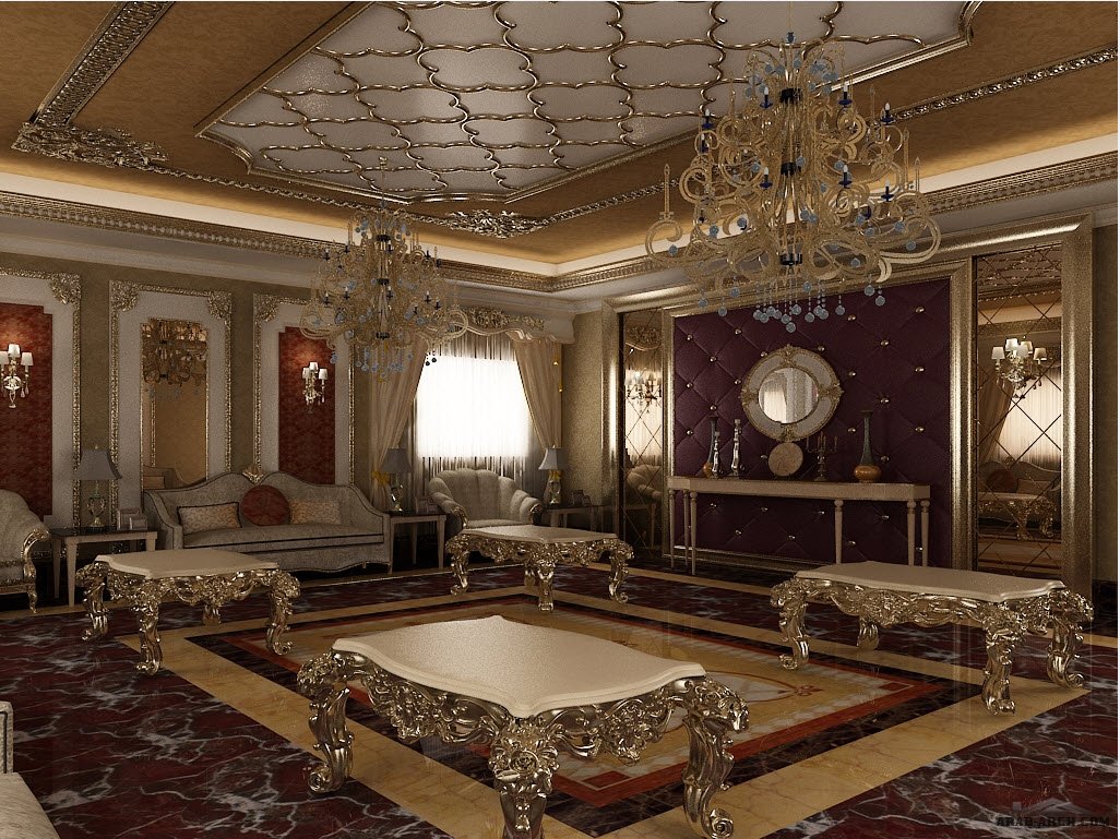 التصميم الداخلي للفلل السعودية