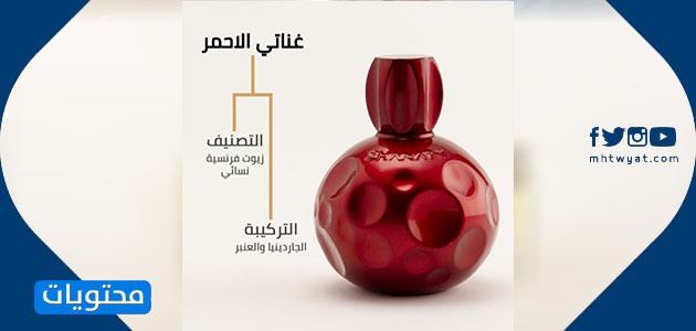 عطر غناتي الاحمر