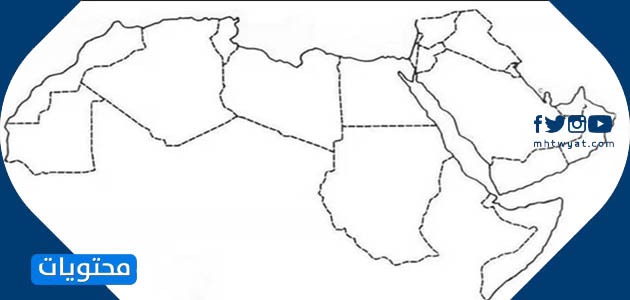 خريطة الصم للعالم العربي القديم 