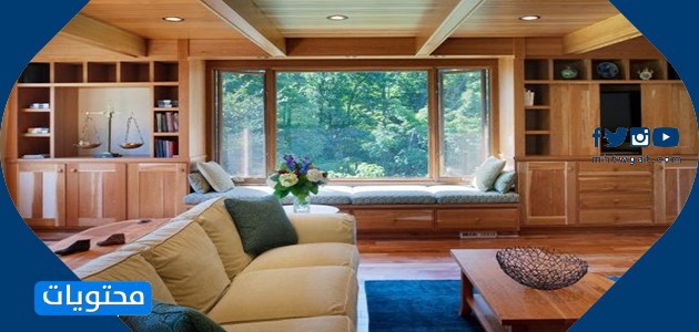 ديكور كلاسيكي من الجص في غرفة المعيشة