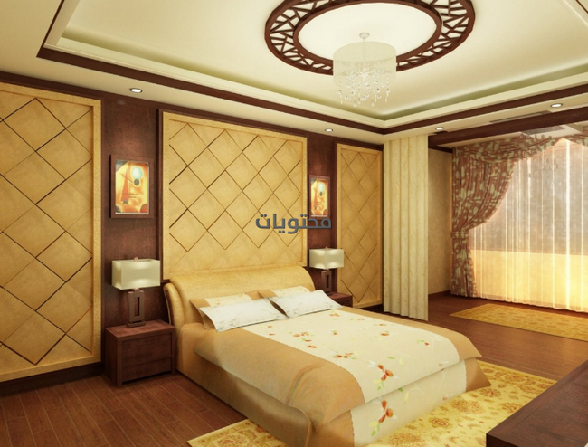 ديكور غرف نوم الجص الكويت