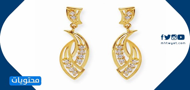 أقراط ذهبية