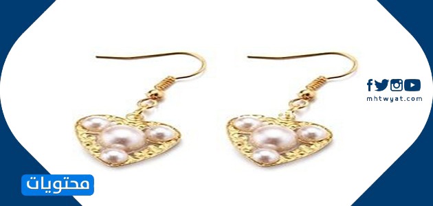 أقراط ذهبية