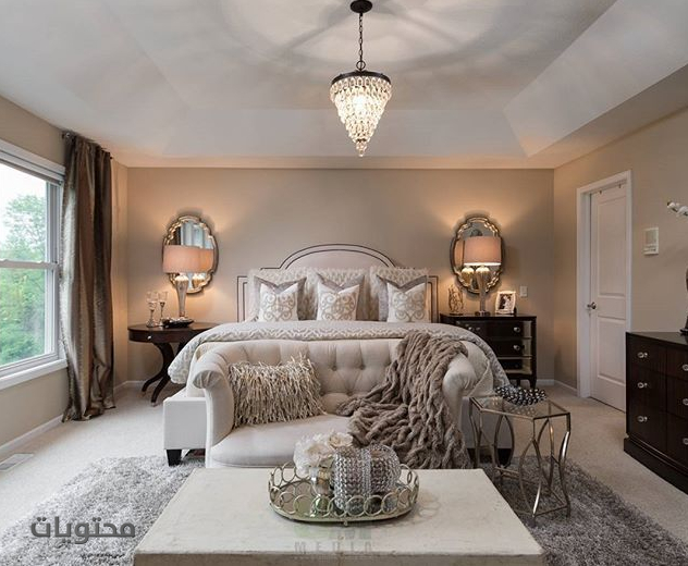 ديكورات غرف نوم فاخرة من الجص