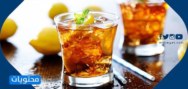مشروب شاي مثلج