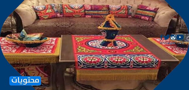 ديكور رمضان للمنزل في غرفة المعيشة