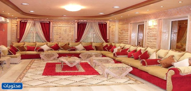 ديكورات مجالس نسائية سعودية خليجية حديثة فاخرة