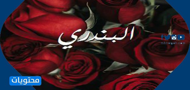 معنى اسم البندري