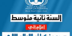 مذكرات مادة الإعلام الآلي للسنة الثانية متوسط