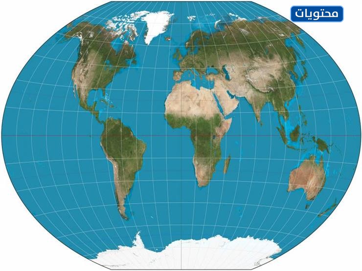 خريطة العالم الحقيقي بالصور