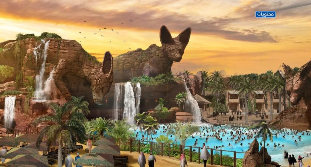 الصور الأولى لحديقة مائية في السعودية