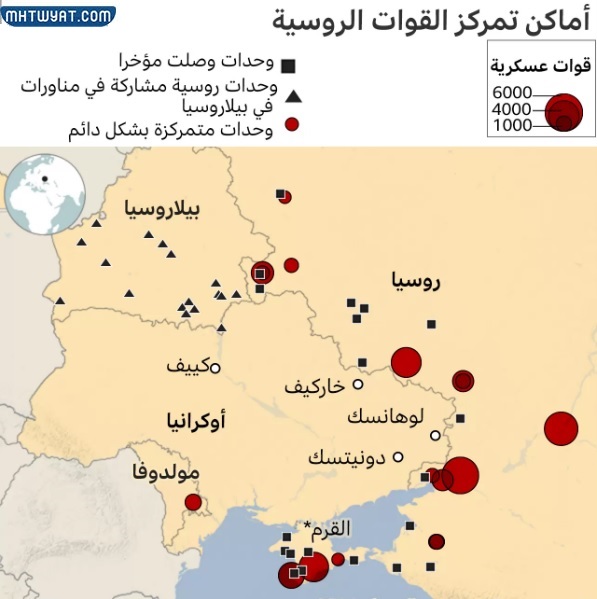 ما الذي تغير في عدد القوات الروسية؟