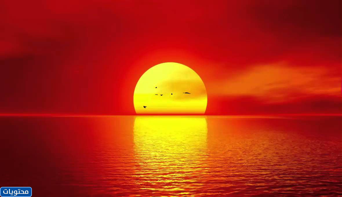 غروب الشمس صور المناظر البحرية