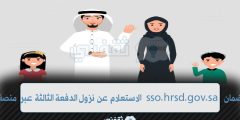 3 رسالة راتب الضمان sso.hrsd.gov.sa الاستعلام عن نزول الدفعة الثالثة عبر منصة النفاذ الوطني