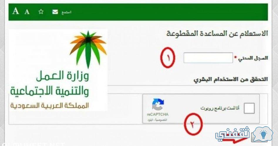sso.hrsd.gov.sa تواريخ الإيداع والاستخدام