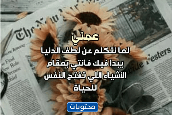 عبارات عيد الام لعمتي 2022 بالصور