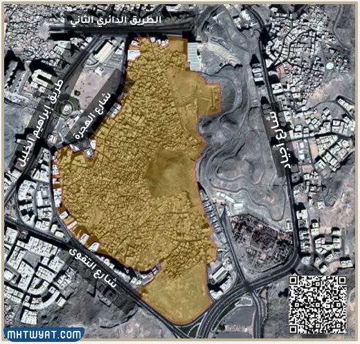 خريطة هدد مكة المكرمة