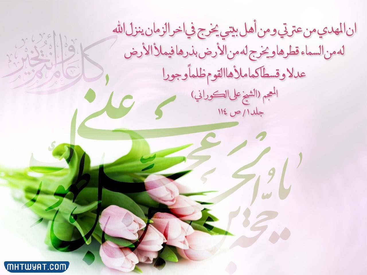صور مبارك عليكم مولد الامام المهدي