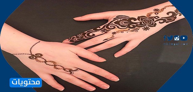 نقشات حناء عصرية وجديدة