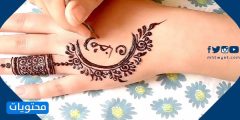 صور نقشات حناء رمضانية 2024